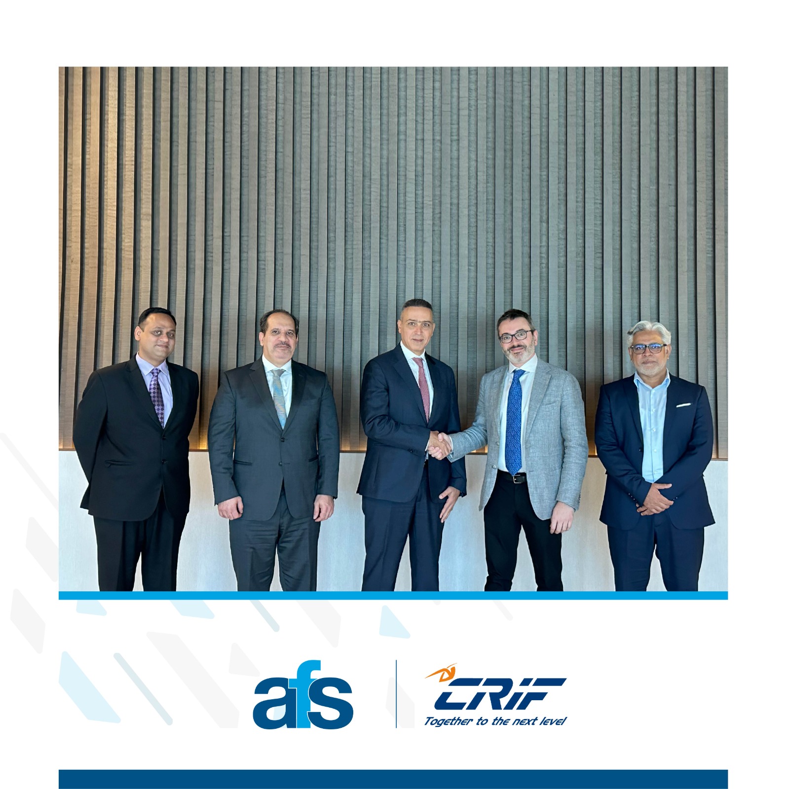 AFS And CRIF Enter Strategic Partnership Social Media Post